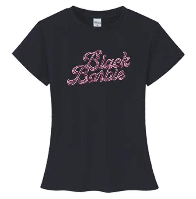 Black Barbie Full length Tee