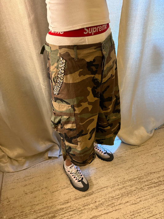 Camo jorts
