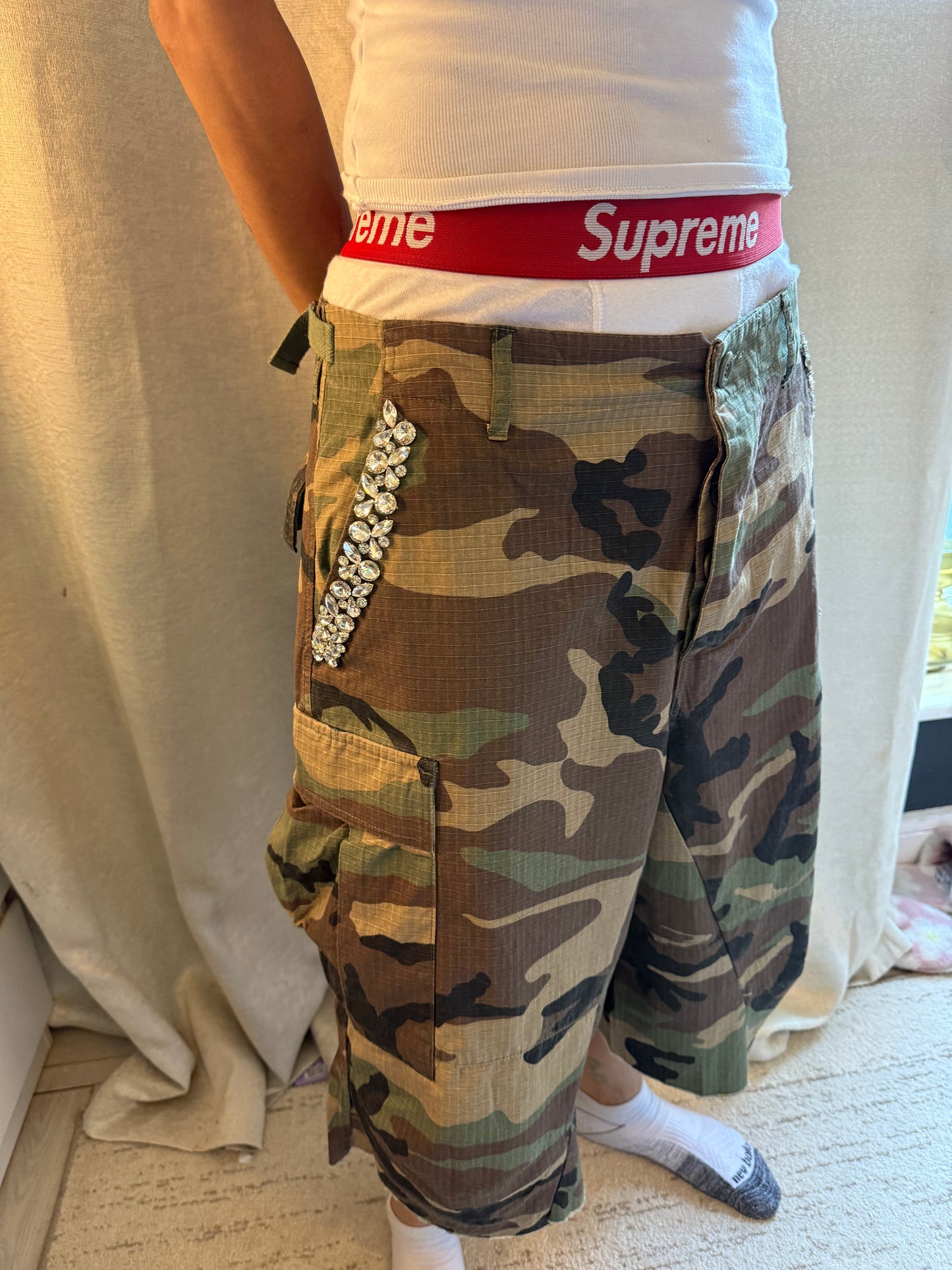 Camo jorts