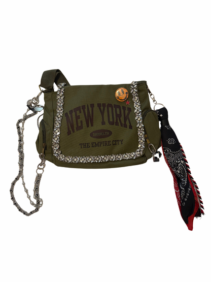 New York messenger bag extra junky