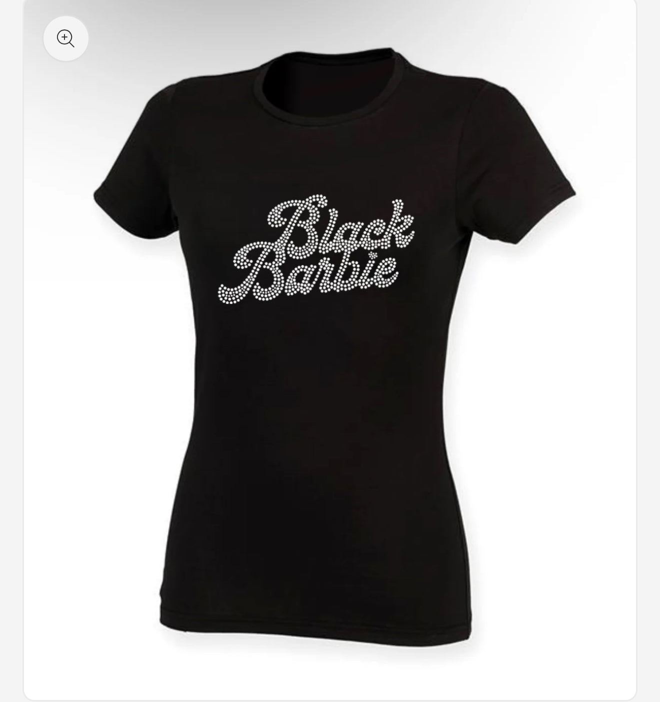 Black Barbie Full length Tee