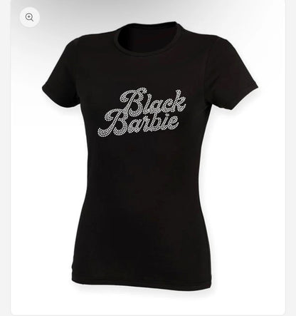 Black Barbie Full length Tee