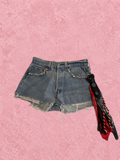 Denim shorts W28 003
