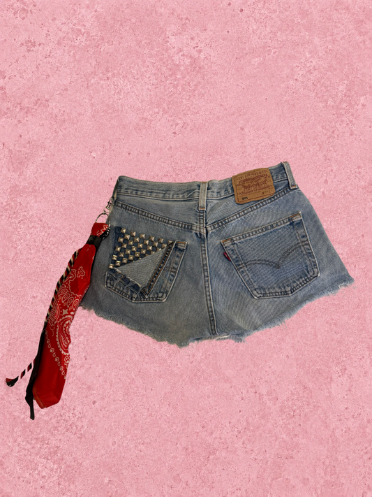 Denim shorts W28 003