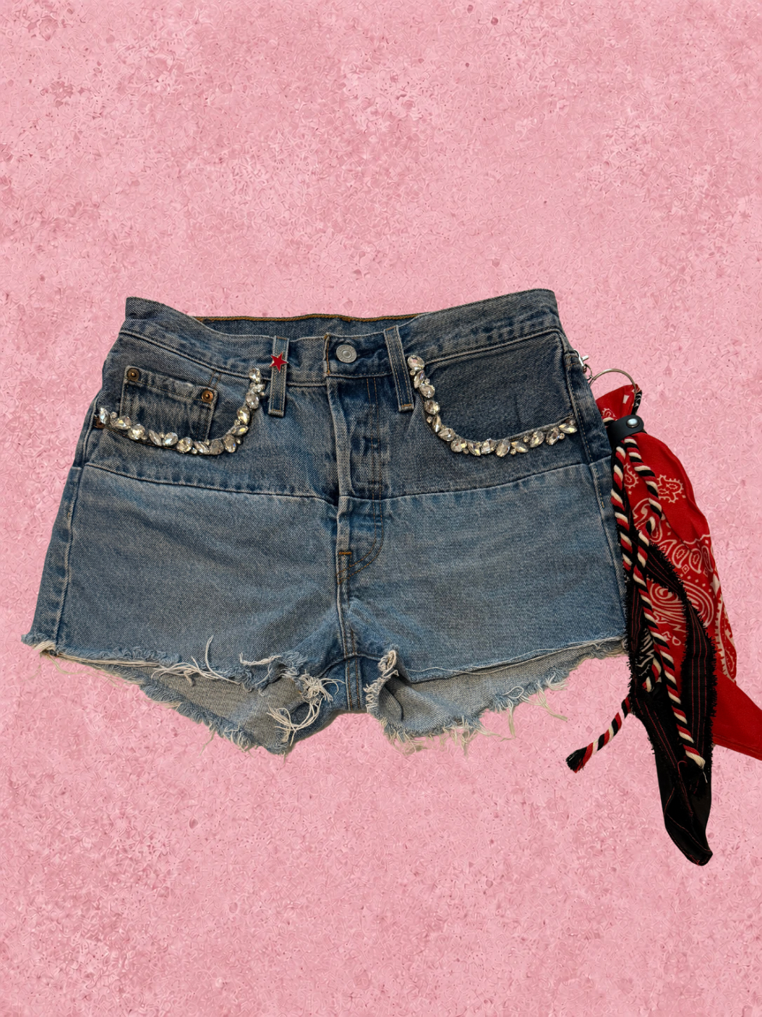 Denim shorts W27 004