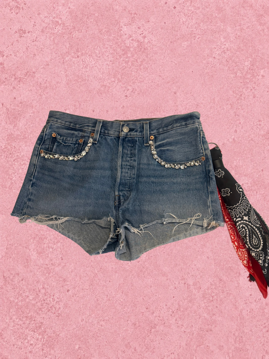 Denim shorts W31 005