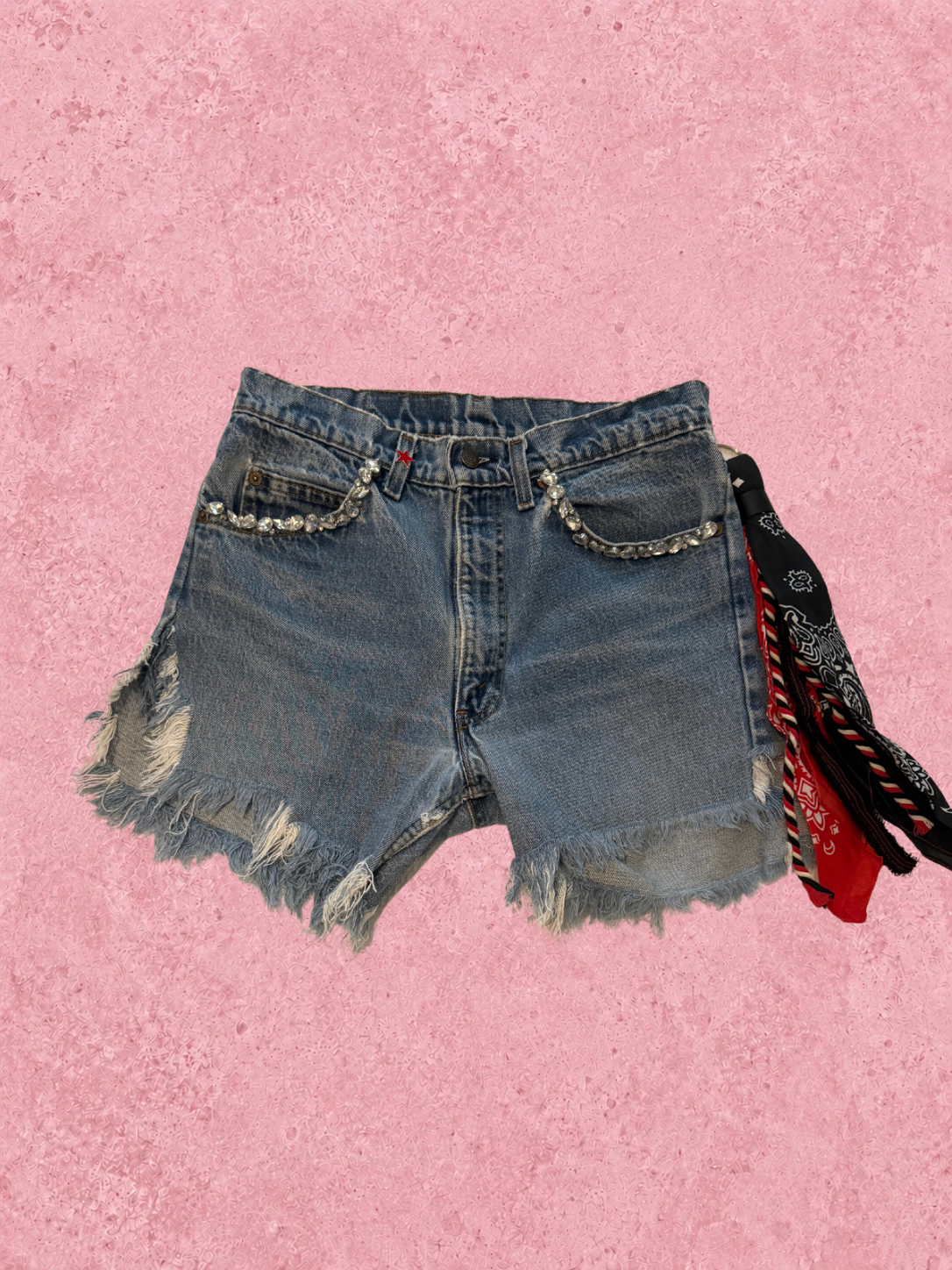 Denim shorts W32 006