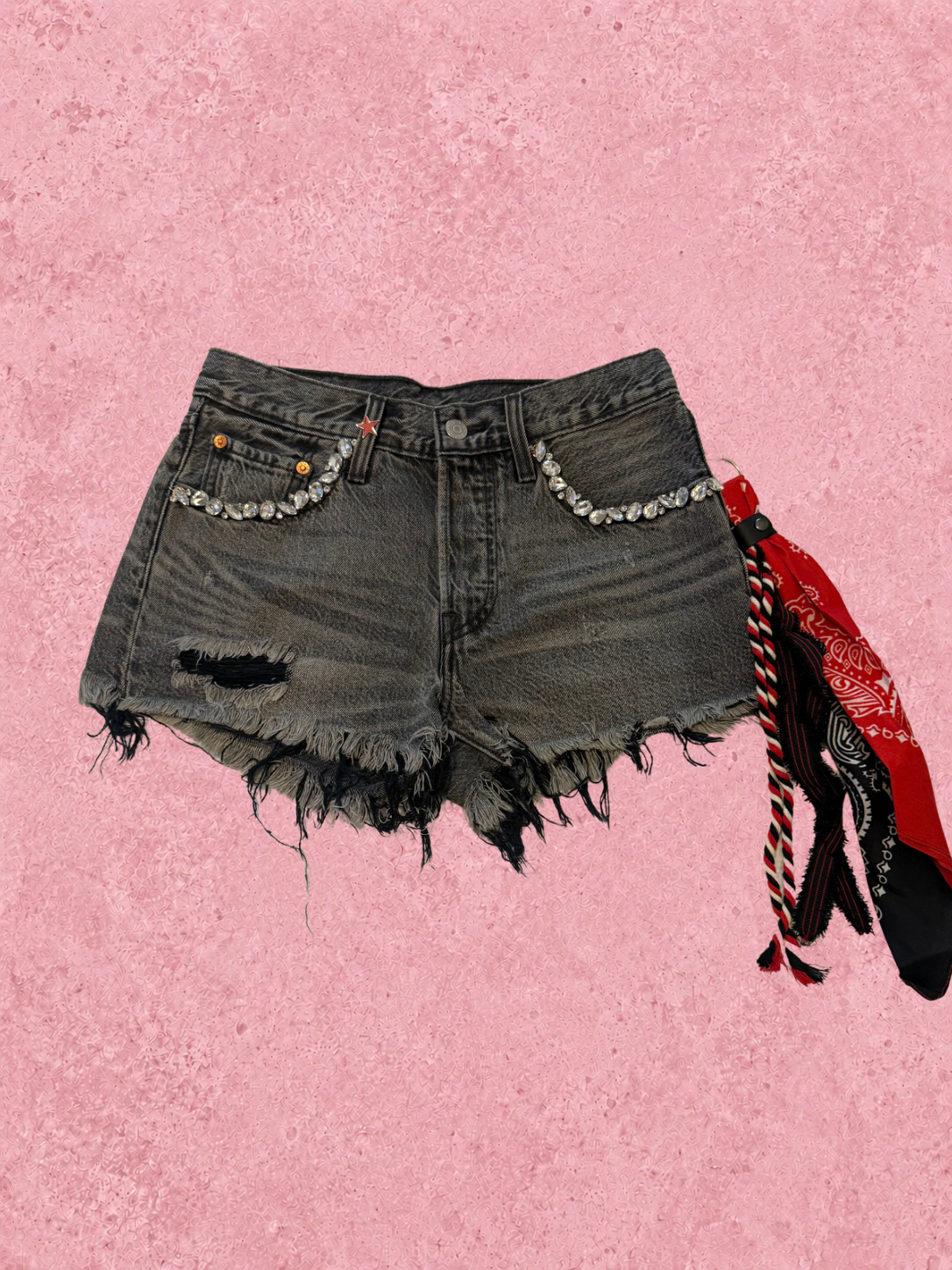 Denim shorts W27 007