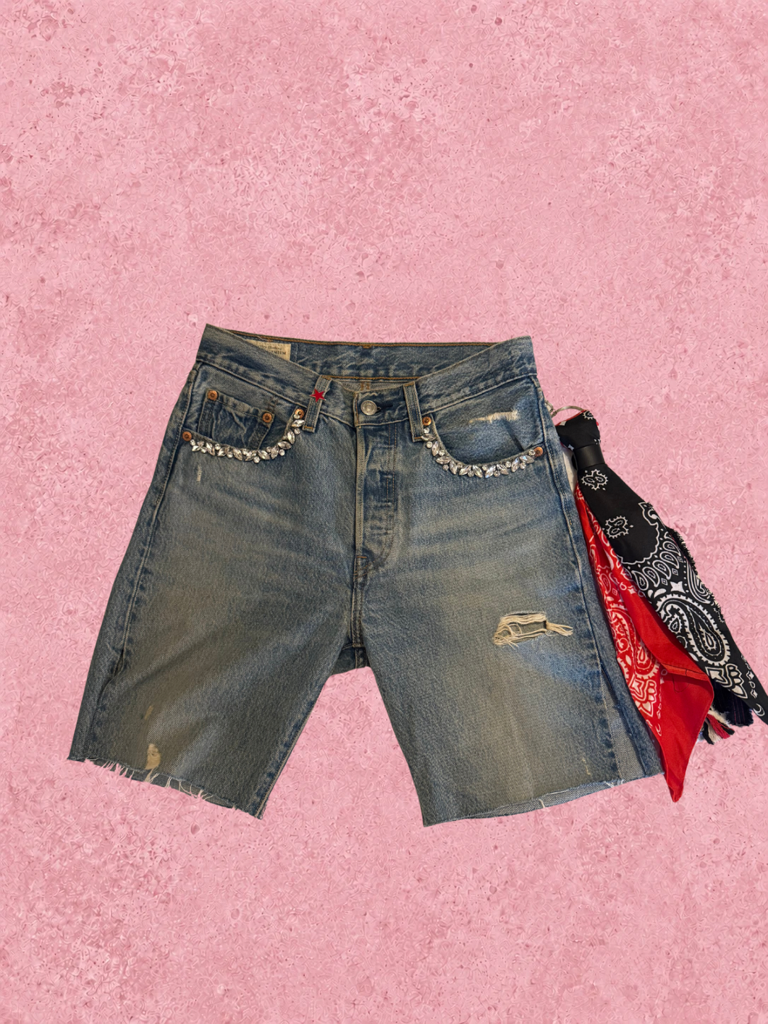 Denim shorts W24 008