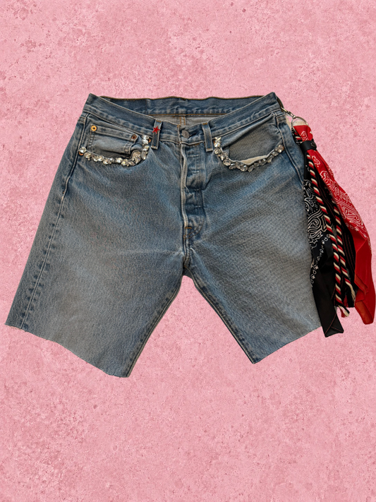 Denim Shorts W32 013
